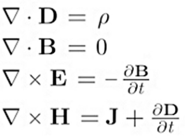 Maxwell 1865 unifica magnetismo con electrostática en 4 ecuaciones y determina la velocidad de la luz