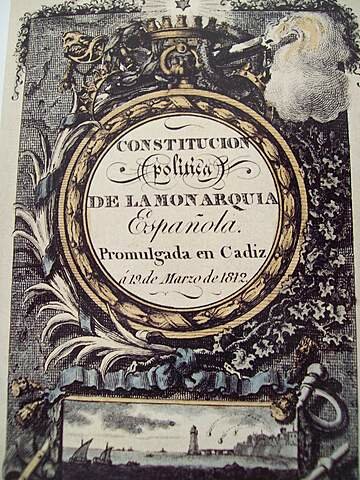 Constitución de Cádiz.