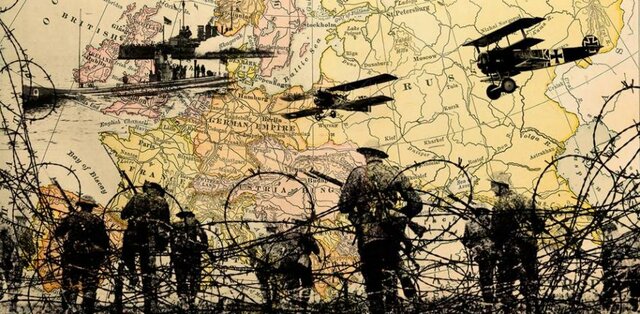 La Primera Guerra Mundial (1914-1918) fue una lucha bélica entre las grandes potencias de la época, desarrollada principalmente en Europa