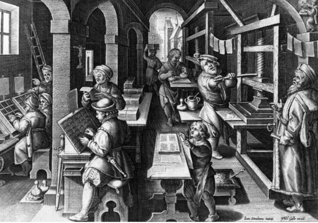 Johannes Gutenberg invented a movable type of printing