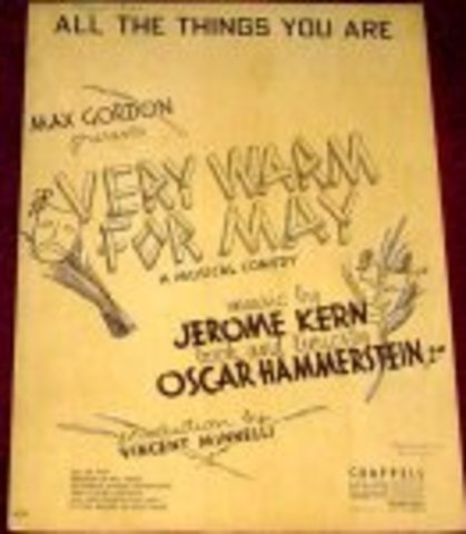 Hammerstein-Opening of "Very Warm for May"