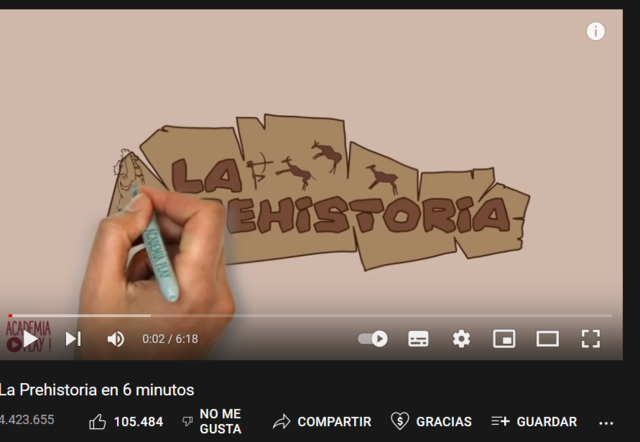 VÍDEO PREHISTORIA