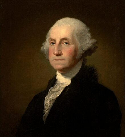 George Washington, primer president dels Estats Units.