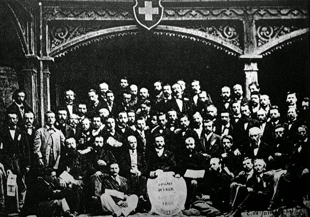 Inauguración de la 1 Internacional de trabajadores