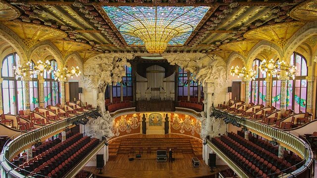 Palau de la Música catalana, Domènec i Muntaner. Barcelona
