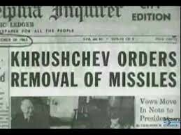 End of the Cuban Missile Crisis
