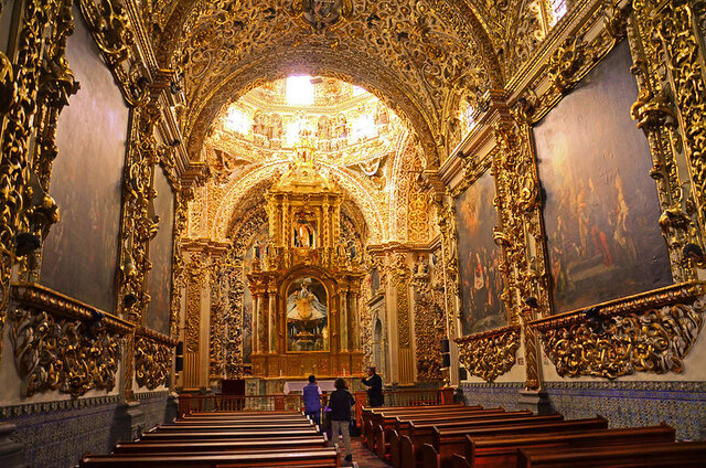 CAPILLA DEL ROSARIO EN PUEBLA