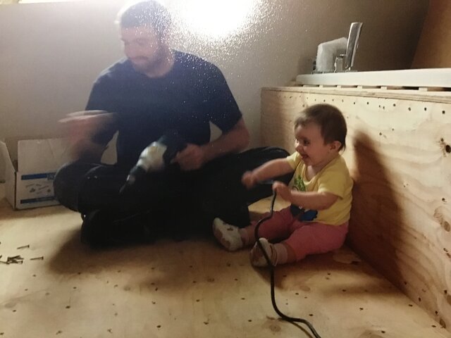 Construction avec papa