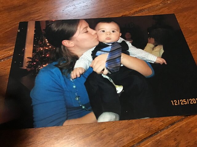 Je suis avec ma ma tante