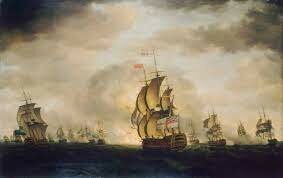 España entra en guerra con Reino Unido. Batalla del cabo de San Vicente (victoria británica).