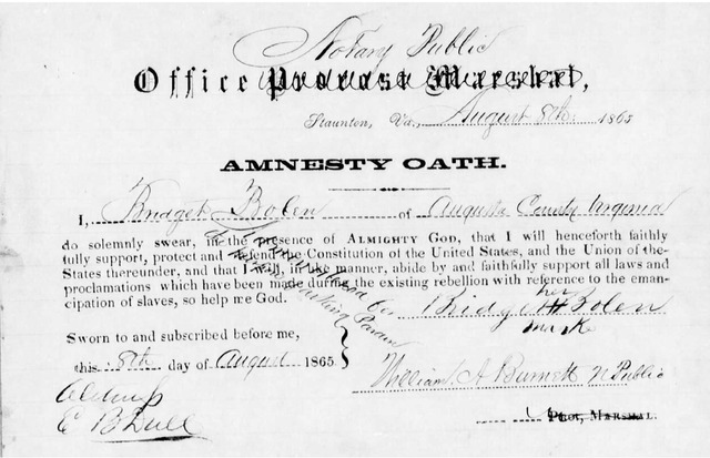 Amnesty to Southerners