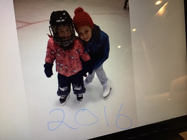 1ère fois à patiner