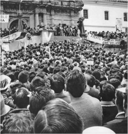 Crisis e irrupción de las masas