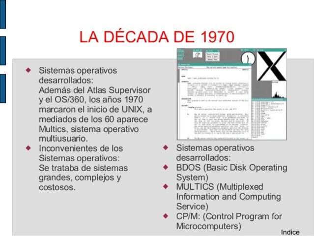 La década de 1970