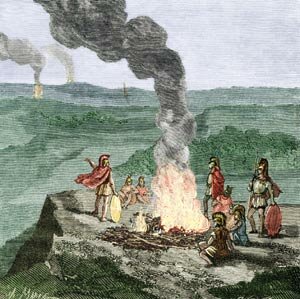 Señales de humo.