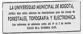 Vuelve a abrir la Universidad con ayuda de Rojas Pinilla