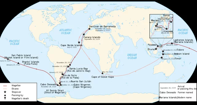 Ferdinand Magellan's Crew Circumnavigated the World