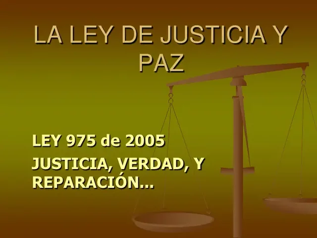 LEY 975 DE 2005 REPUBLICA DE COLOMBIA