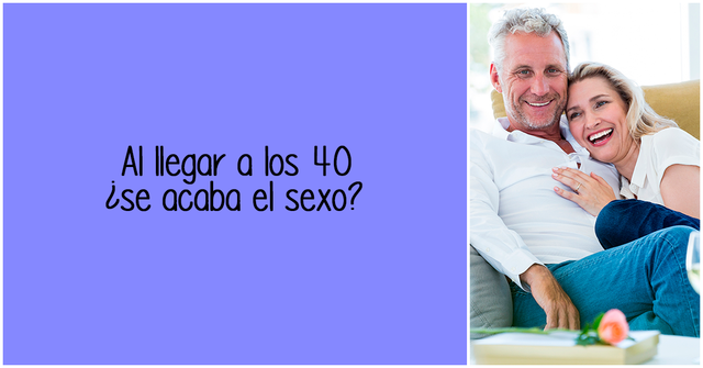 Sexo a los 40 años