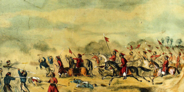 Segunda guerra entre unitarios y federales.