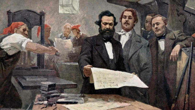 Marx y Engels publican el “Manifiesto Comunista”.