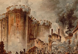 Inicio de la Revolución Francesa.