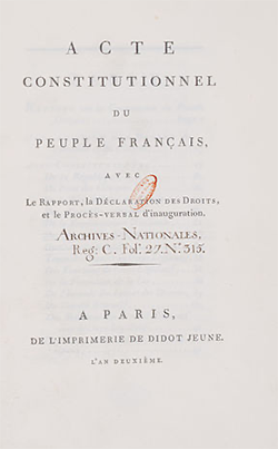 French constitution of 1795