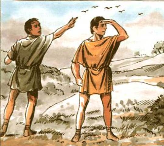 Romulus and Remus foud Rome in 753 B.C.E.