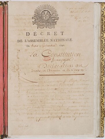 Primera Constitución de Francia