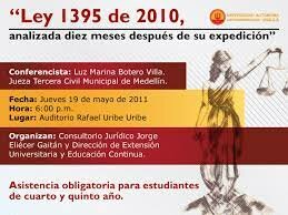 Ley 1395 de 2010