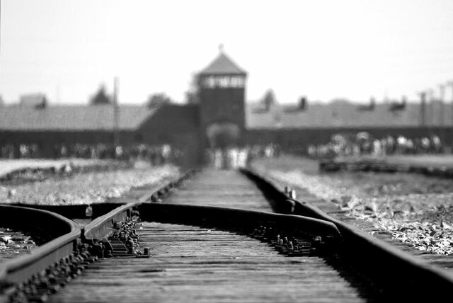May 1940: "The Germans opened the Auschwitz concentration camp, where at least 1.1 million people would be killed" (Rosenberg 1).