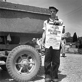 "Labor strife is widespread. In coal country, disputes between mine workers and operators turns deadly. A General Motors strike spreads to six states, putting 45,000 people out of work" (Ganzel 1).