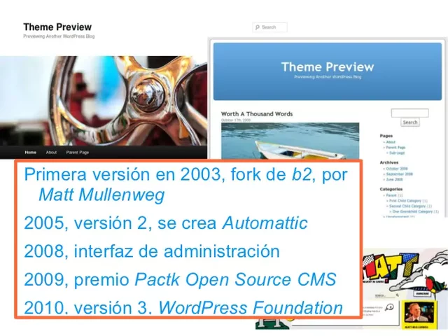 Parte 4: La Historia de WordPress