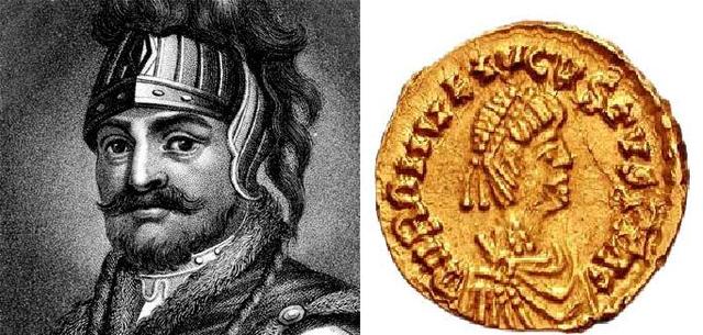 German leader, Odoacer, outsed emperor of Rome in 476 C.E.