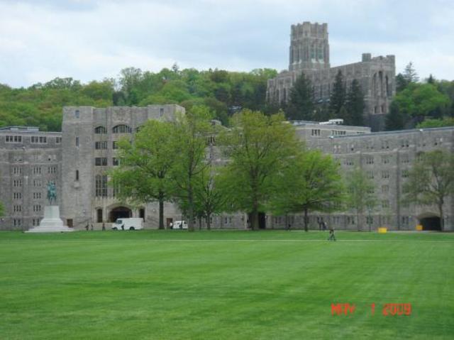 Poe goes to a military Academy at West Point.