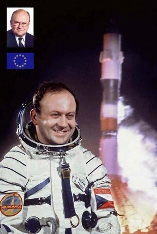 First European in space