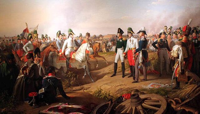 Batalla de Leipzing y destierro