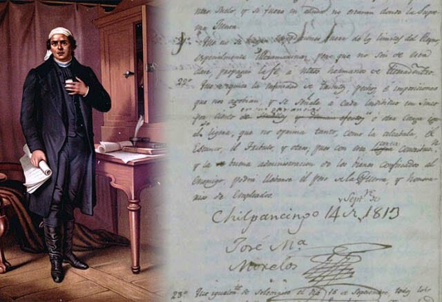 Promulgación de los Sentimientos de la Nación