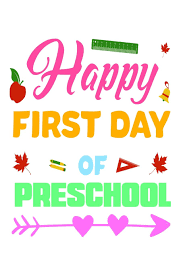 First Day Of Preschool-