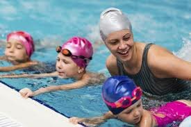 My first swim class.
