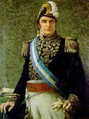 Urquiza se levanta encontra de Rosas