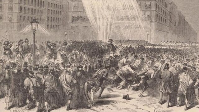 Protesta estudiantil en la Noche de San Daniel