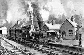 El primer ferrocarril en Gran Bretaña