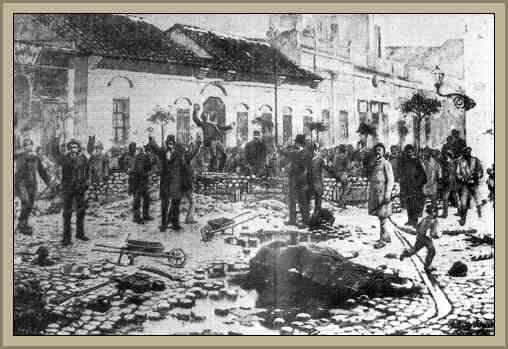 Crisis económica y Revolucion política.