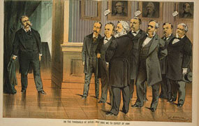 Arthur is sworn president of the us