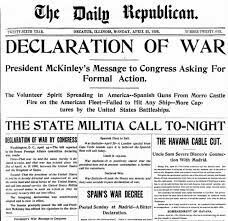 Spanish War declared