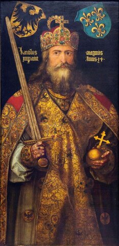 Charlemagne, Roi des francs