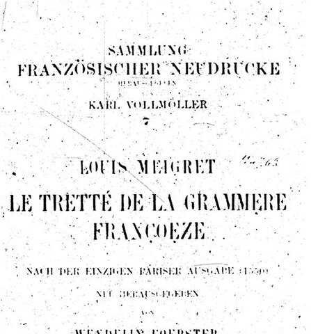 Première Grammaire française