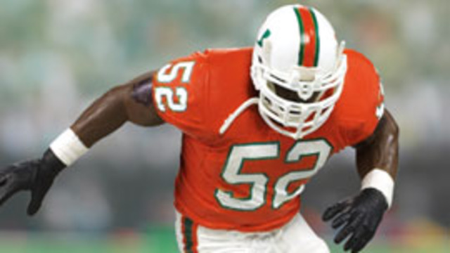 Ray lewis in college.