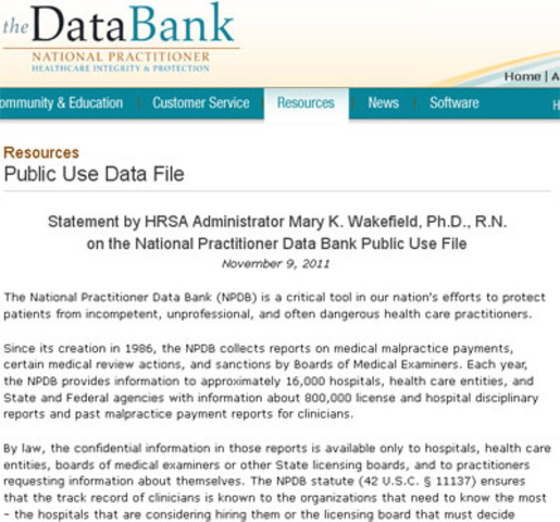 HRSA restores data to website - with caveats